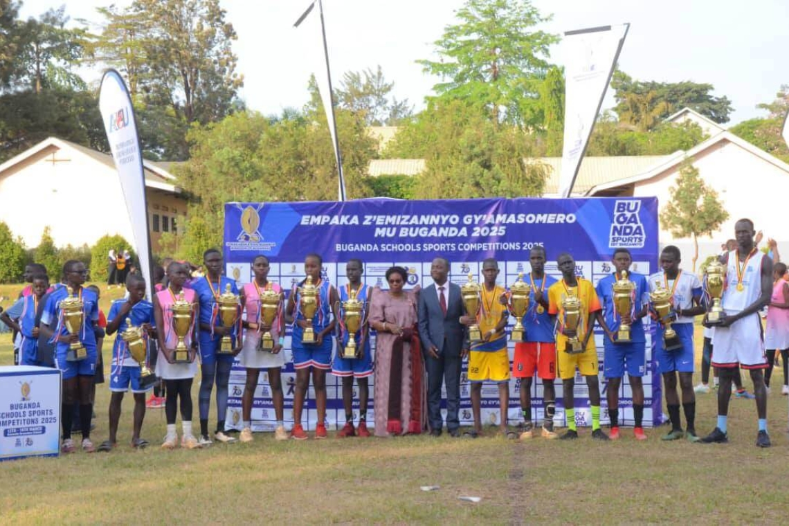 Hon. Serwanga and Hon. Nakate Kikomeko with the winners